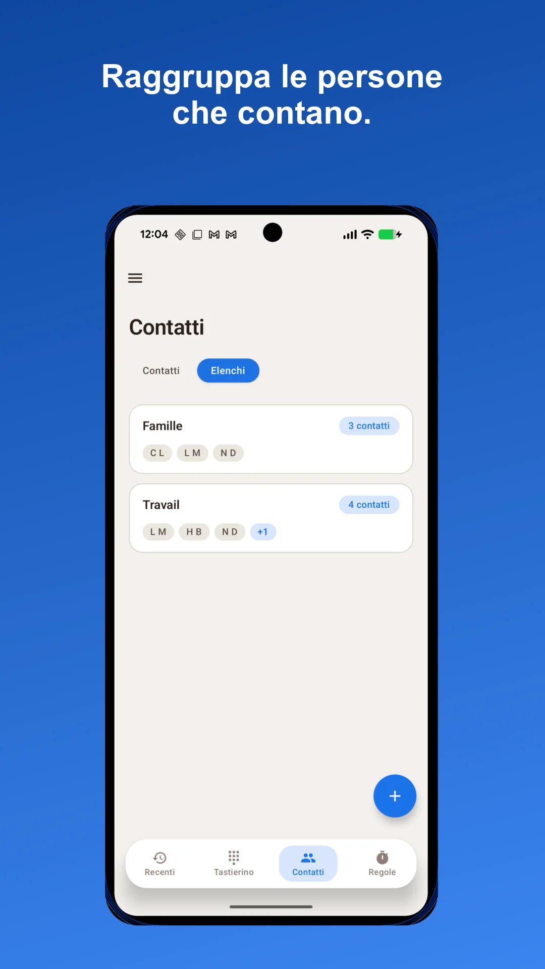 Screenshot dell’app Silencia 4