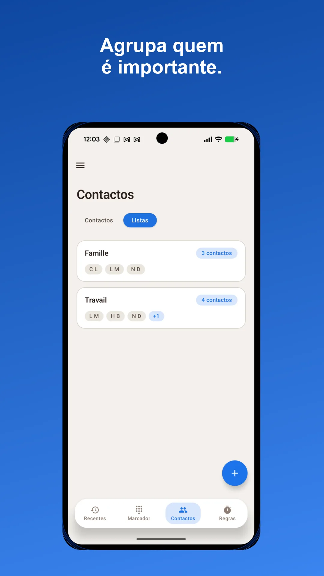 Captura de ecrã da app Silencia 4