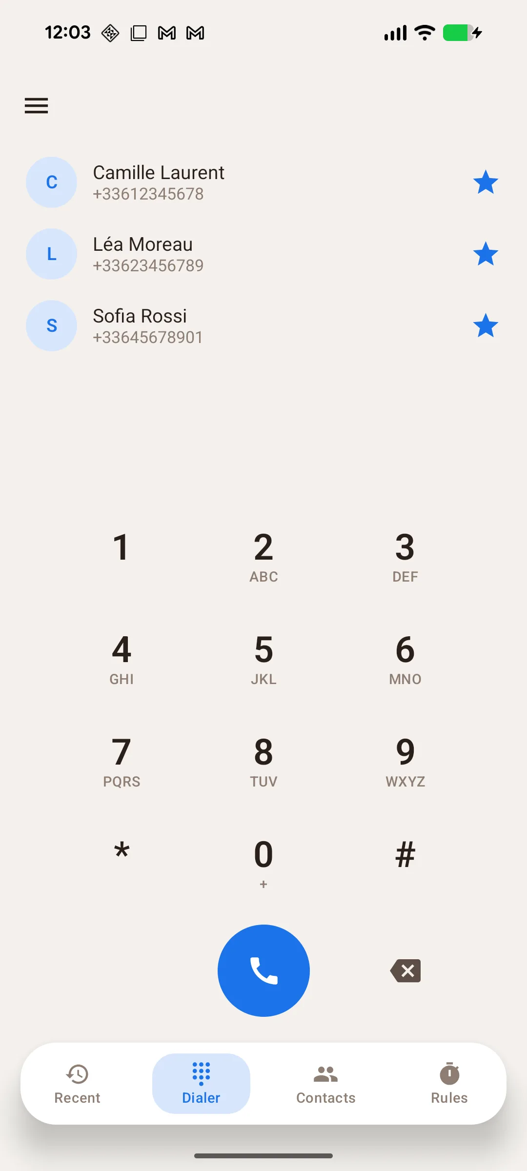 The Silencia dialer
